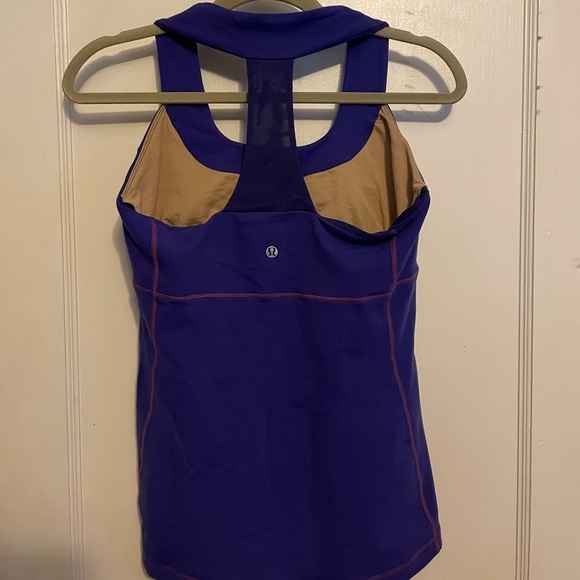 Lululemon Scoop Neck Tank Purple - Picture 3 of 5